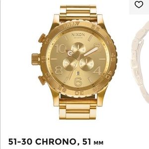 Nixon Watch (All Gold color, 51-30 Chrono, 51 MM)